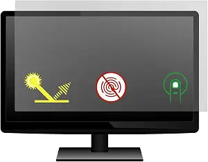Anti-Glare and Anti Finger Print Screen Protector (3 Pack) for 20 Inches Widescreen Desktop Monitor