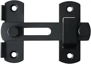 Alise 4 inch Gate Latches, Black Security Door Latch for Barn Wood Door