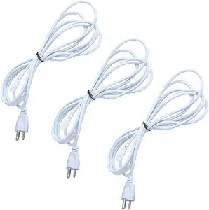 3Pcs 5FT Connector Power Cord, 1.5M LED Tube Power Extension Cord US Plug for T5 T8 Light Tube Integrated Shop Light Fixture Extension Cable Wire