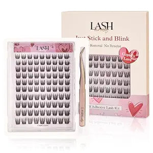 Self Adhesive Eyelashes No Glue Needed Wispy Lash Clusters