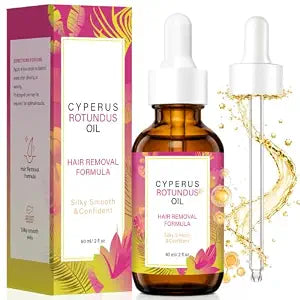 Cyperus Rotundus Oil, Natural Cyperus Rotundus Oil for Hair Removal,2.02 Oz
