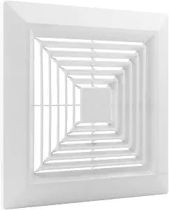 Bathroom Vent Cover,9.65"x9.65" Bathroom Exhaust Fan Cover with Springs Replacement,Bathroom Ceiling Fan Grille Cover, for Square Ceiling or Wall-Mount Exhaust Fan