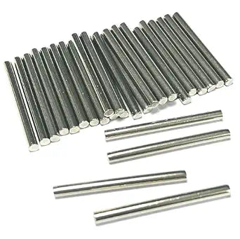 30pcs 3mm x 35mm Dowel Pins Metal Dowel pins M3 3mm Shelf Pegs,Support Shelves,3mm x 35mm Metal Rod.304 Stainless Steel Wood Bunk Bed pegs