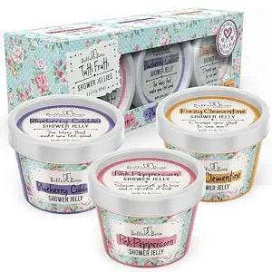 Bella & Bear Tutti Frutti Shower Jellies – Fun Bath Gift Set for Tween Girls & Teens, Cute Jelly Soap, 3 x 3oz