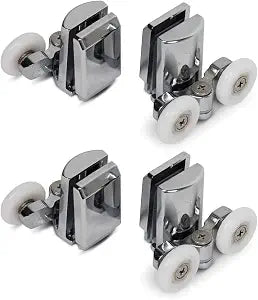 Stainless Steel Shower Door Wheels 23mm Shower Door Rollers (2top +2bottom)
