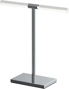 Gatco 1344C Modern Freestanding Countertop Towel Holder, Chrome Acrylic T-Shape Hand Towel Rack for Bathroom & Kitchen, Decorative Towel Organizer for Vanity, Sink & Guest Bathroom