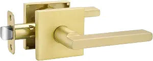 Goldenwarm Brushed Gold Door Handle Passage, Closet&Hallway 1 Pack