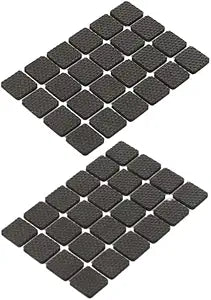 Garneck 48pcs Non Slip Furniture Pads Felt Furniture Sliders for Carpet Floor Protector Pads for Chairs Tables Self-Adhesive