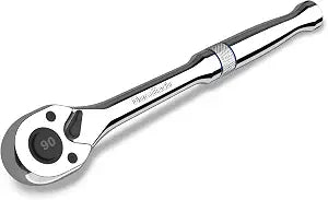 DURATECH 3/8-Inch Drive Ratchet, 90-Tooth Quick-Release Ratchet Wrench