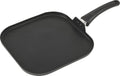GoodCook 11-Inch Square Griddle Pan, Nonstick Aluminum Frying Pan, Even Heating, Ergonomic Handle, Perfect for Eggs, Bacon, and Breakfast, Small Griddle Pan, Durable Black Finish