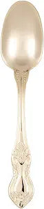 10 Strawberry Street Crown Royal Dinner Spoon, Set of 6, Gold