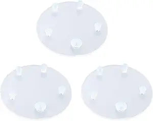 3-Pack Toilet Flapper Seal Replacement Kit, Compatible with American Standard 7381424-100.0070A Vormax, Silicone Round Flapper for Toilet Tank