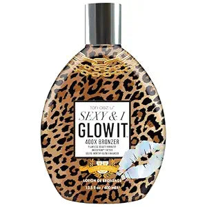 Tan Asz U Sexy & I Glow It 400X Bronzer Indoor Tanning Lotion, 13.5 Fl Oz