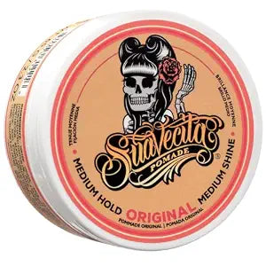 Suavecita Pomade for Women 2.3 oz Can - Medium Hold, High Shine, Water Based, Wax Like Flake Free - All Day Hair Free Gel Hairstyles Easy to Wash Off