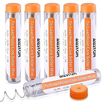 AUSTOR 60-40 Rosin Core Solder Wire Tin Lead Electrical Soldering Tools