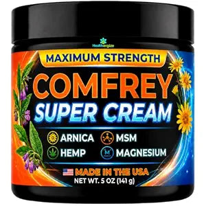 Comfrey Super Cream Maximum Strength With Arnica, MSM & Magnesium, 5.5 Oz