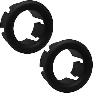 Sink Overflow Ring, Black, 2 Pcs