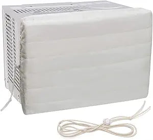 Luxiv Indoor Window AC Unit Cover White Adjustable for Inside AC(21x13x2.5)