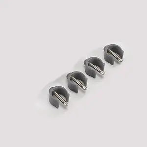 4 Pcs C Type Clips Replacement for Toilet Safety Rails