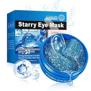 Under Eye Patches with Hyaluronic Acid & Collagen, 60 PCS Eye Masks