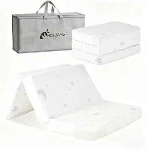 Pack and Play Mattress for Baby Toddlers, Pack N Play Mattresses with Carry Bag Washable Cover