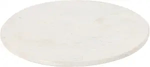 Creative Co-Op Marble Lazy Susan, White