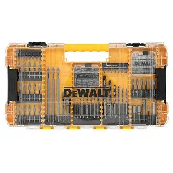 DEWALT Tough Grip 120-Piece Screwdriver Bit Set, 1/4-in Hex Shank, Impact Ready, Alloy Steel (DWAF120SETTG)