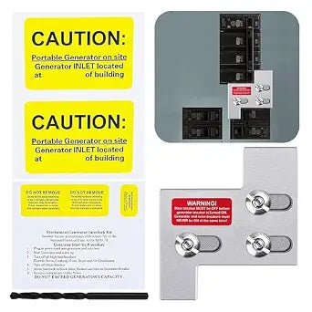 Generator Interlock kit for General Electric GE 150 or 200 amp Panels