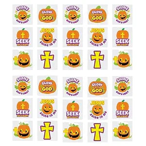 144 Christian Pumpkin Tattoos ï¿½ï¿½ï¿½ Shine Halloween Religious Designs, Trunk or