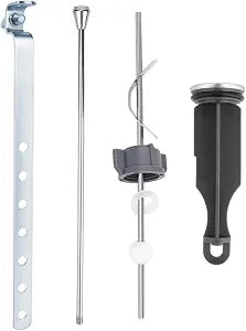 Universal Sink Drain Parts for Pfister PF0906, Lavatory Pop Up Stopper Assembly with Plug Pivot Ball Pull Rod & Linkage Bathroom Drain Repair Kit Replacement Part for PF WaterWorks PF0906