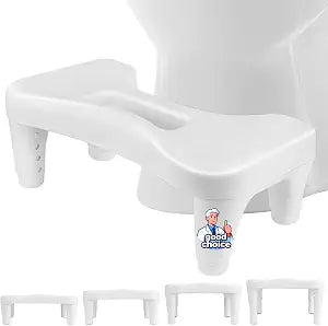 LGURT Adjustable Toilet Stool  Squatting Foot Stool, Non-Slip Step Stool