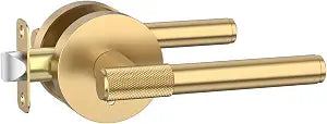 Asidrama 1 Pack Champagne Bronze Privacy Interior Door Handles