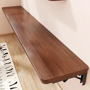 Wall Mounted Folding Table, 32 in Fold Down Floating Desk for Small Space