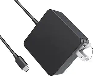 Universal 45W Chromebook Charger Compatible with HP Lenovo Asus Acer Dell Chromebook Laptop,Steam Deck,Switch 1/2 and More Laptops