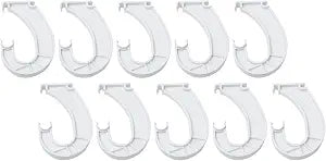 ClosetMaid 5629 Support for SuperSlide Hanging Bar, White 10 Pack