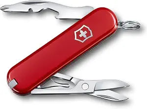 Victorinox Jetsetter Swiss Army Knife, 7-Function Pocket Knife, Red