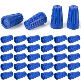 36 Pcs Blue Waterproof Wire Connectors Outdoor Wire Nuts