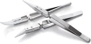 Yakamoz Reverse Ceramic Tweezers, 3pcs Non-Conductive Precision Tool