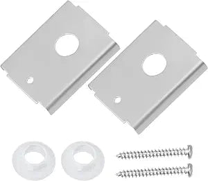 2 Pcs N 7192 Bi-fold Door Hardware Repair Bracket in Wood Doors
