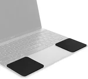 GRIFITI Large Slim Palm Pads Notebook Wrist Rest with Tacky Silicone Reposition Ergonomic Carpal Tunnel Resting Support for Computer MacBook & Laptop Keyboard Typing Pad (2 Large 3.9 x 3.1 inches)