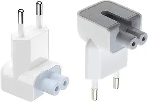 DuckHead Mac European Plug Adapter for MacBook Power Adapter Brick