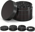 2.5 Inch Black Steel Manual Kitchen Pepper Grinder for Cooking Spices & Peppercorns
