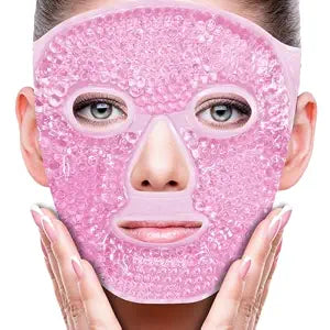 ZN��CUET��D Face Ice Mask Facial Ice Packs Gel Hot Cold Compress for Women