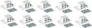 MPJ Extra Strong High Magnetic Catch - White/Nickel (10)