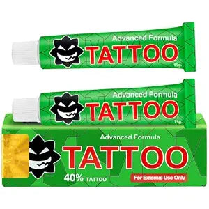 SKLO Tatto Cream, Intense Moisturizing with Shea Butter & Coconut Oil, Nourishing & Long Lasting Tatto Aftercare Cream, Fragrance-Free, Non-Greasy