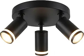 3 Light Track Lighting Kit, Spotlight Fixtures, Indoor Ceiling lights