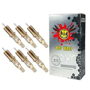 #12 15RM Tattoo Needle Cartridges 15 Curved Magnum 20Pcs 3rd Gen