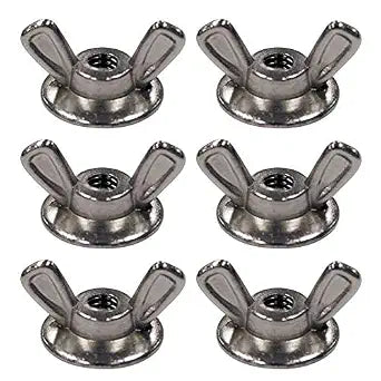 Hurricane Shutter Panel Washered Wingnuts 1/4-20 Wing Nut (100 Pieces)