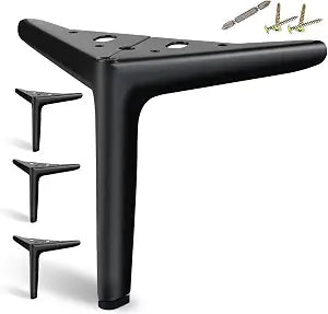 6 Inch Furniture Legs, DIY Cabinet Legs for Furniture Set of 4
