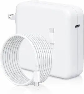 Mac Book Pro Charger - 118W USB C Charger Fast Charger Compatible with MacBook Pro, MacBook Air, M1 M2 M3 M4 M5, iPad pro, Samsung Galaxy and All USB-C Devices, 6.6ft Cable